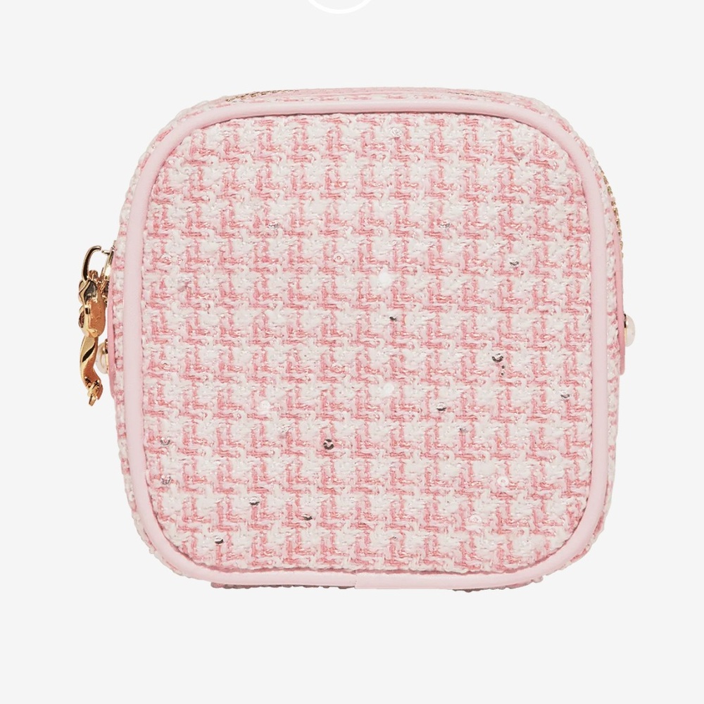 NWT - Stoney Clover Mini Pouch in Cupcake (Pink Tweed)